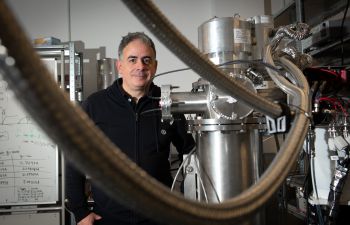 Dr Jose Verdu Galiana in his quantum physics laboratory