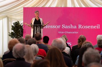 Sasha Roseneil speaks at Alumni Reunion Weekend