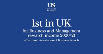 1st in the UK for Business and Management research income
