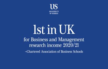 1st in the UK for Business and Management research income