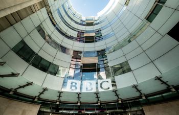 Exterior of BBC New Broadcasting House