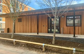 An image of our new student laundrette next to Swanborough residences