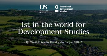 University of Sussex 1st in the world for Development Studies