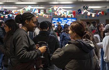 Guests at the Global Fair in Jubilee