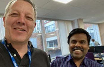 Professor Spencer and Dr Rajasekaran