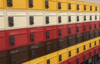 Image of mail boxes in East Slope residences