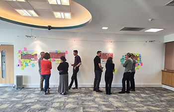 Sussex staff during the workshop where the apprenticeship programme was mapped