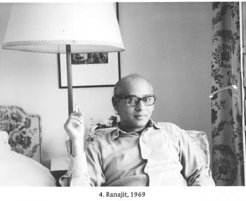 Black and white image of Professor Ranajit Guha taken in 1969