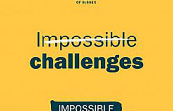 Logo showing the campaign words: 'Impossible challenges. Impossible until it's done'