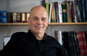 Professor David Ruebain wearing a black shirt