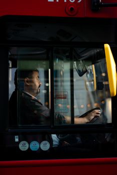 Image of a bus driver