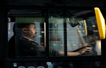 Image of a bus driver