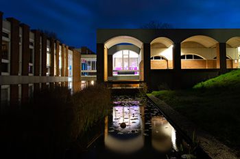 Image showing the Sussex campus at dusk