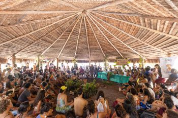 Forum Day 1: participants gather at the indigenous Tupinambá village of Tukum