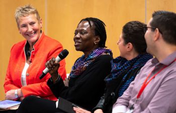 Jane Farrell, Lela Kogbara, Dr Zahira Jaser and Dr Benjamin Everley