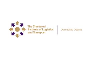 CILT logo: Outward facing arrows arranged in a circle with Chartered Institute of Logistics and Transport (CILT) accreditation worded