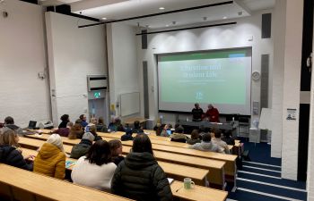 View of Arts A lecture theatre from the back