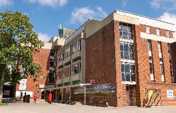 An image of Bramber House at the University of Sussex