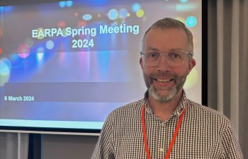 Peter Fussey at EARPA meeting