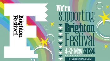 Brighton Festival logo, with the text 