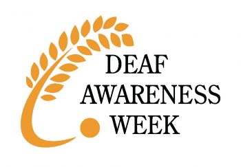 Deaf Awareness Week logo text