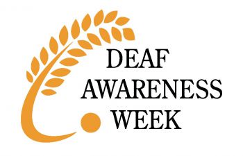 Deaf Awareness Week logo text