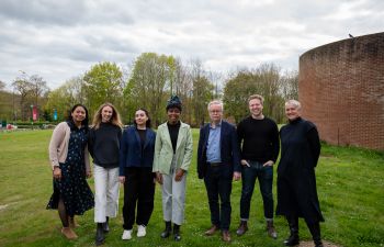 Winners and judges of this year's Pitch for the Planet competition.