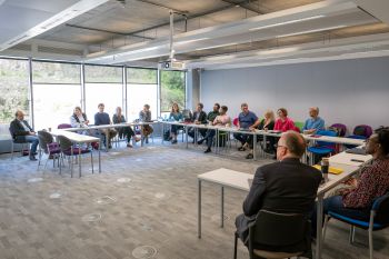 Academics attending a session in Jubilee
