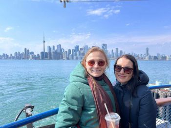 Kasia and Flavia at CNS conference in Toronto