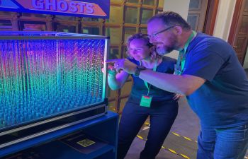 Researchers at Summer Science Exhibition