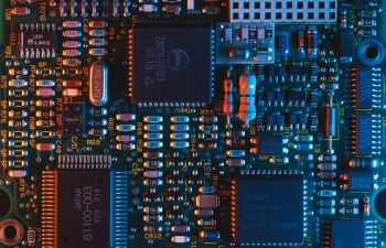 A dark image of electrical component