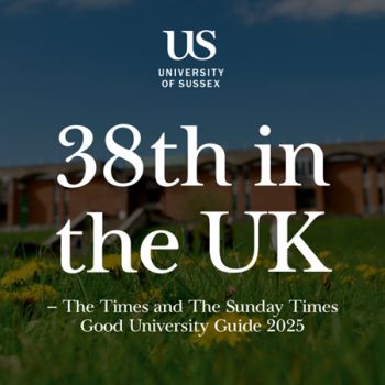 38th in the UK - The Times and Sunday Times 2025 Good University Guide