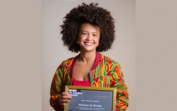 Stephanie De Morais at the Spirit of Sussex Award celebration event