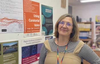 picture of Elena Dennison in her office
