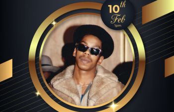Poster for the unveiling event, includes image of smiley