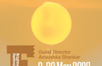 Image of a sunrise with text that reads 