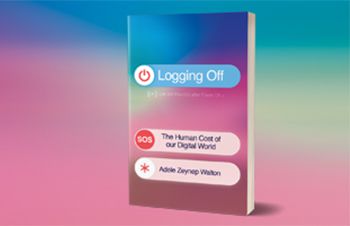 image of book titled logging off