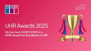 UHR shortlisting information on pink background