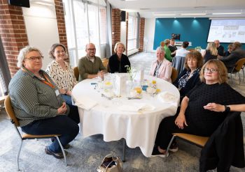 Photo of a group of staff during the Long Service Lunch