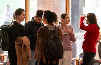 Students chatting
