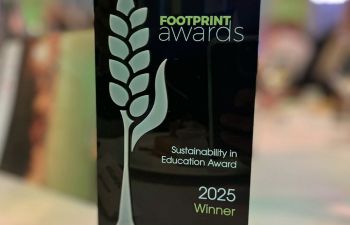 Award reading Sustainability in Education Winner 2025