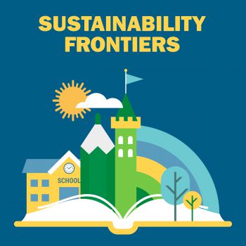 Illustrated graphic visualising the SSRP Sustainability Frontiers theme