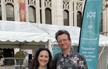 Dr Carolina Maciel and Dr Anthony Alexander at London Climate Action Week 2025