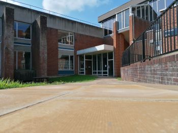 The Library's step-free entrance