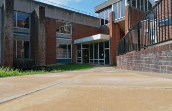 The Library's step-free entrance