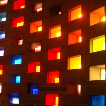 The Meeting House windows.