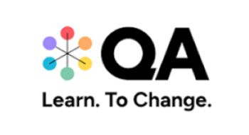 QA logo. Learn to change.