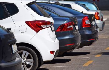 Cars in  car park