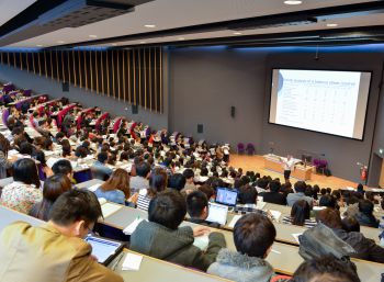 Students at the University of Sussex Business School