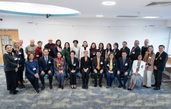Group photo of Mahidol and Sussex leaders and colleagues during February 2025 visit